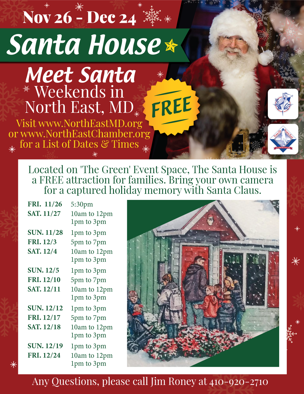 The Santa House 2021 - Nov 26–Dec 24, 2021